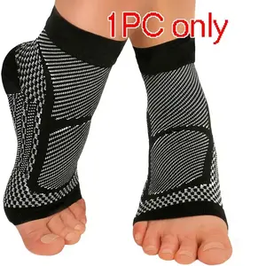 Breathable Knitted Ankle Support Strap with Adjustable Shoulder Straps, and Compression Brace, Ideal for Sports, Relaxation, Injury Recovery, Ankle Protective Compression