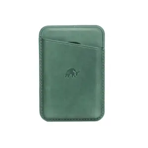 LIMITED EDITION Leather Magnetic Wallet - EVERGREEN
