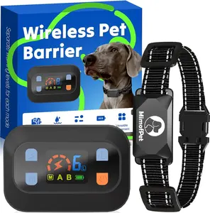 MIMOFPET Wireless Pet Indoor Barrier: The Ultimate Waterproof No-Go Zone for Pets. Safe Boundary Training for Furniture, Trash, and Gardens.