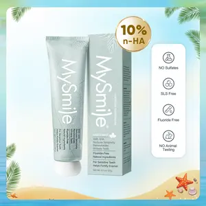 MySmile Sensitive Toothpaste with Nano Hydroxyapatite Toothpaste Reduces Sensitivity, Hydroxyapatite toothpaste whitening, Fluoride Free Whitening Toothpaste for Sensitive Teeth, Misty Mint, TikTok Exclusive, 4.2 oz