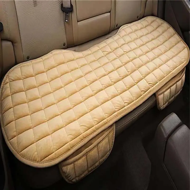 Car Seat Anti-slip Cushion, Durable Solid Color Textured Rear Seat Chair Pad, Auto Car Seat Protector, Car Accessories