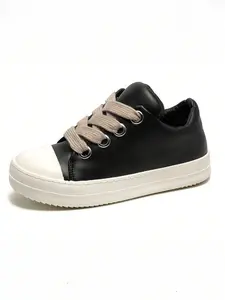 Unisex European Style Low-Top Sneakers, Soft Sole Comfortable Daily Wear, Versatile Casual Footwear for Men & Women