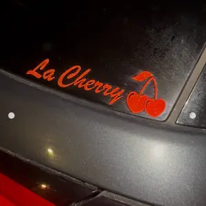 La cherry car decal | Junior H Vinyl Quality