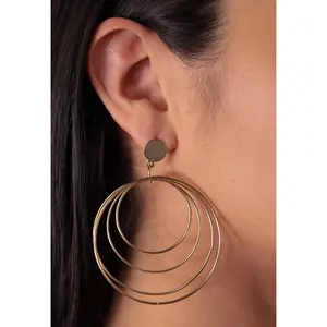 Gold - Infinity Hoops Earrings