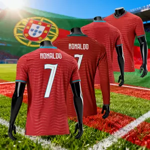 2026 Portugal National Ronaldo #7 Home Short-Sleeve and Long-Sleeve Soccer Jerseys