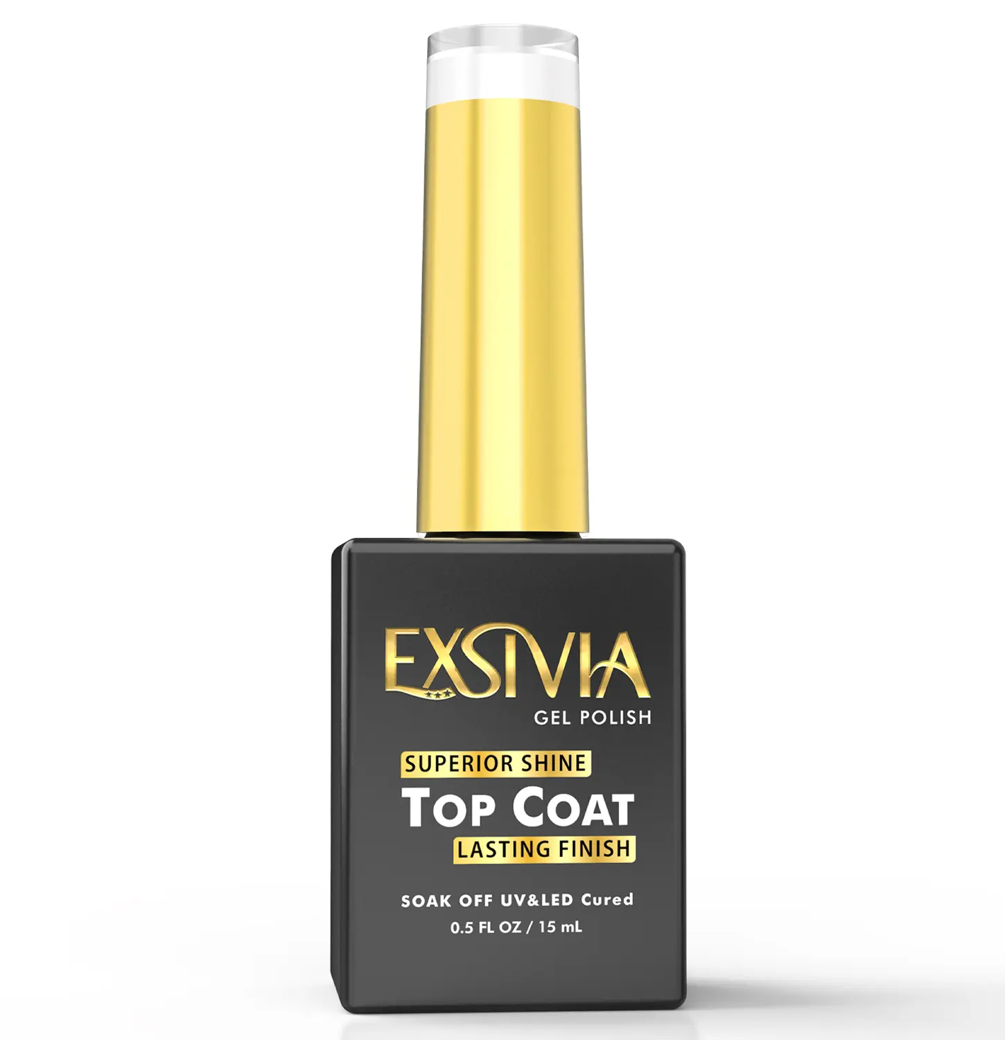 Non Wipe Glossy Gel Top Coat - No Wipe, Chip-Resistant, Easy Soak Off Lamp 15mL Acrylic Gel Gift Nail Art