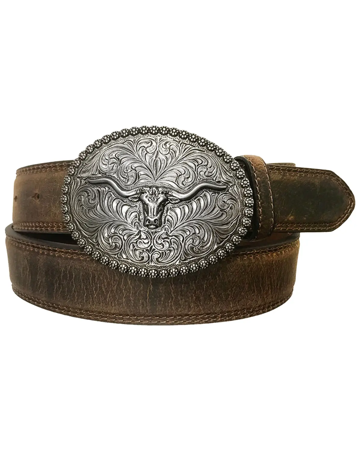Cody James Men's Men'S Longhorn Berry Edge Buckle Belt - Blt227-26