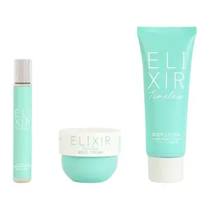 Elixir Timeless Fragrance & Body Care Gift Set for Women – 3 Piece Set (8ml Eau de Parfum + Body Cream + 50ml Body Lotion)