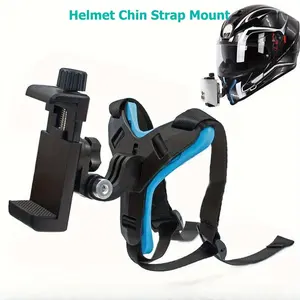 Off road bicycle accessory chin stand, durable ABS helmet mount, suitable for Gopro Hero 13/12, Insta360 X5/X4/X3, DJI Action 3/4/5 Pro AKASO action camera