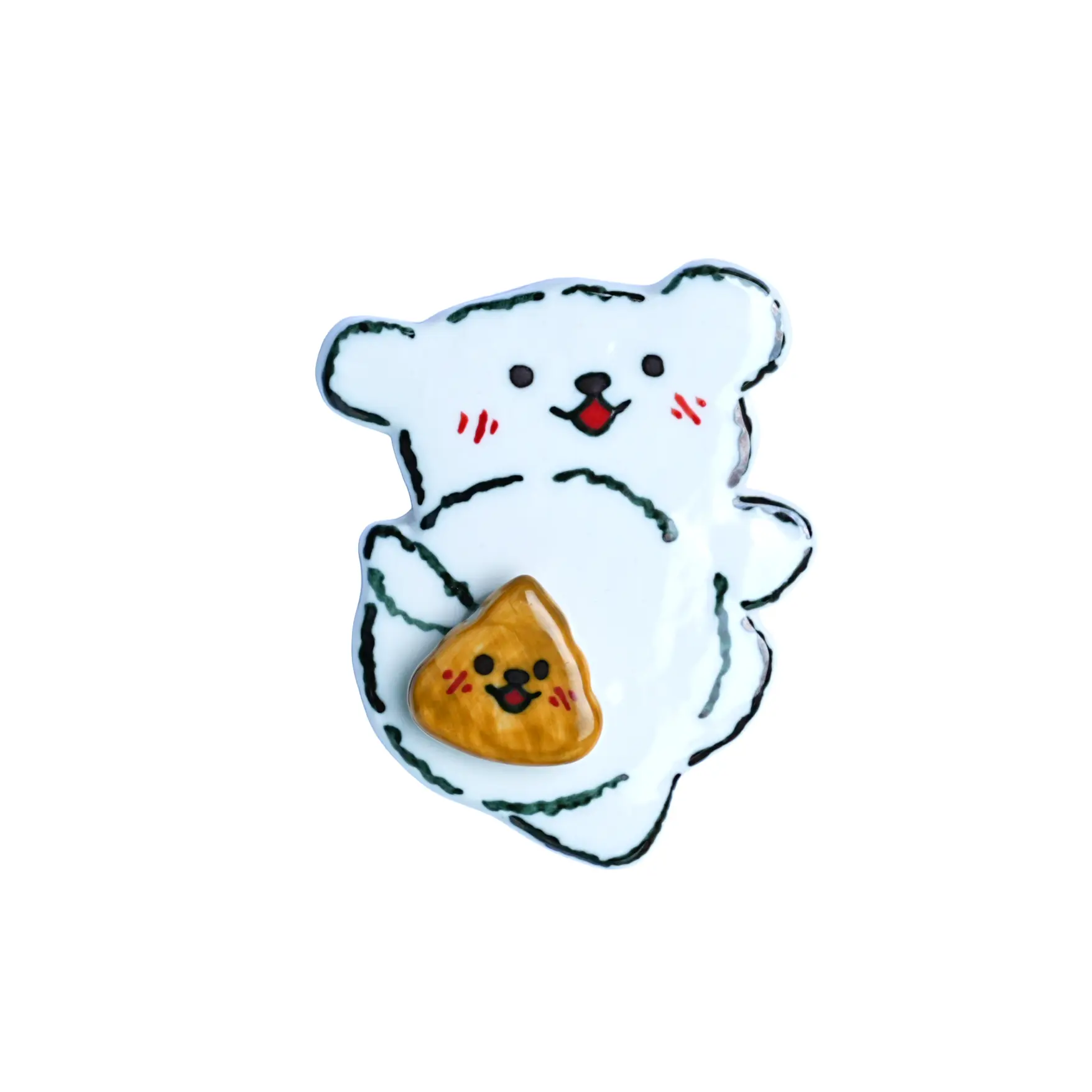 Handmade Ceramic Dog Fridge Magnet – Cute Kitchen Deco Decorative Gift Decor