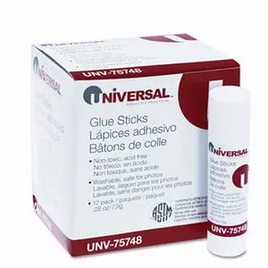 212 MAIN Acid-Free Fabric-Safe Universal Permanent Glue Stick, .28oz, 12-Pack Adhesive for Tools & Hardware Applications
