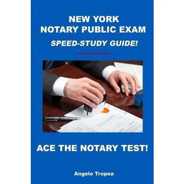 Used New York Notary Public Exam Speed-Study Tutorial Guide by Angelo Tropea (Paperback)