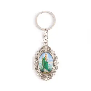 San Judas Lace Keychain
