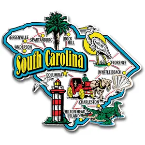 South Carolina Jumbo State Magnet by Classic Magnets