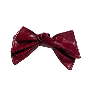 3 PCS  Bows for Women, Big Bow  Clips for Girls Thick Thin , Red handcrafted pu material Oversized,  Cute Aesthetic  Accessories Gifts Holiday big matte banana clip large hair Boar Bristle Styling Brush for Curly Hair claw clip