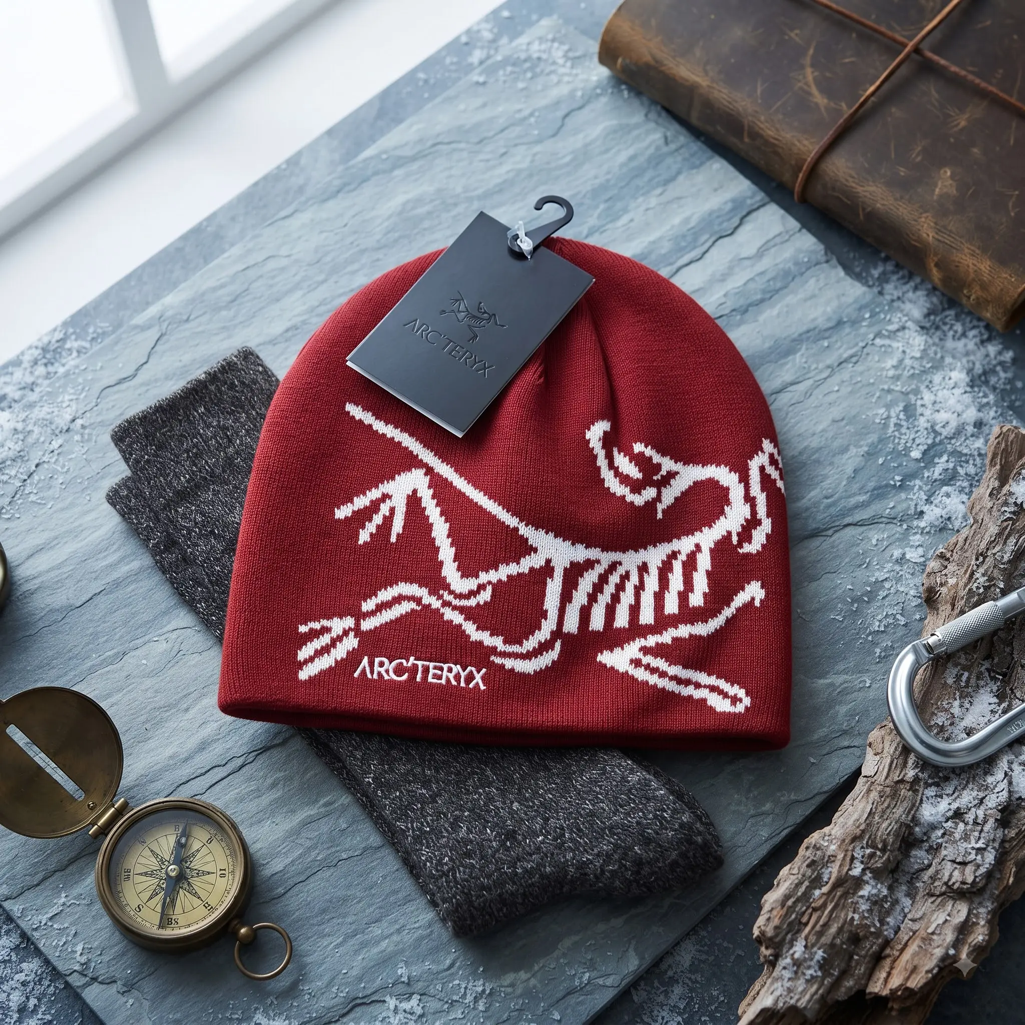 Arc'teryx Beanie Hat | Soft Knit Winter Cap | Warm Cuffed Beanie for Men Women | Outdoor Adventure Streetwear Casual Everyday Wear