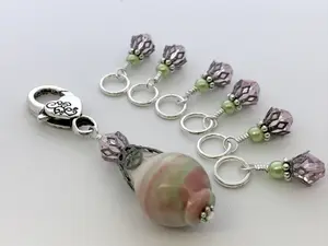 Cotton Candy & Pistachio Stitch Marker Set