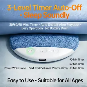 Bluetooth pillow speaker, helping you sleep well. Simple design, no need for headphones. Bluetooth technology, providing a comfortable listening experience. Ideal gift for holidays.