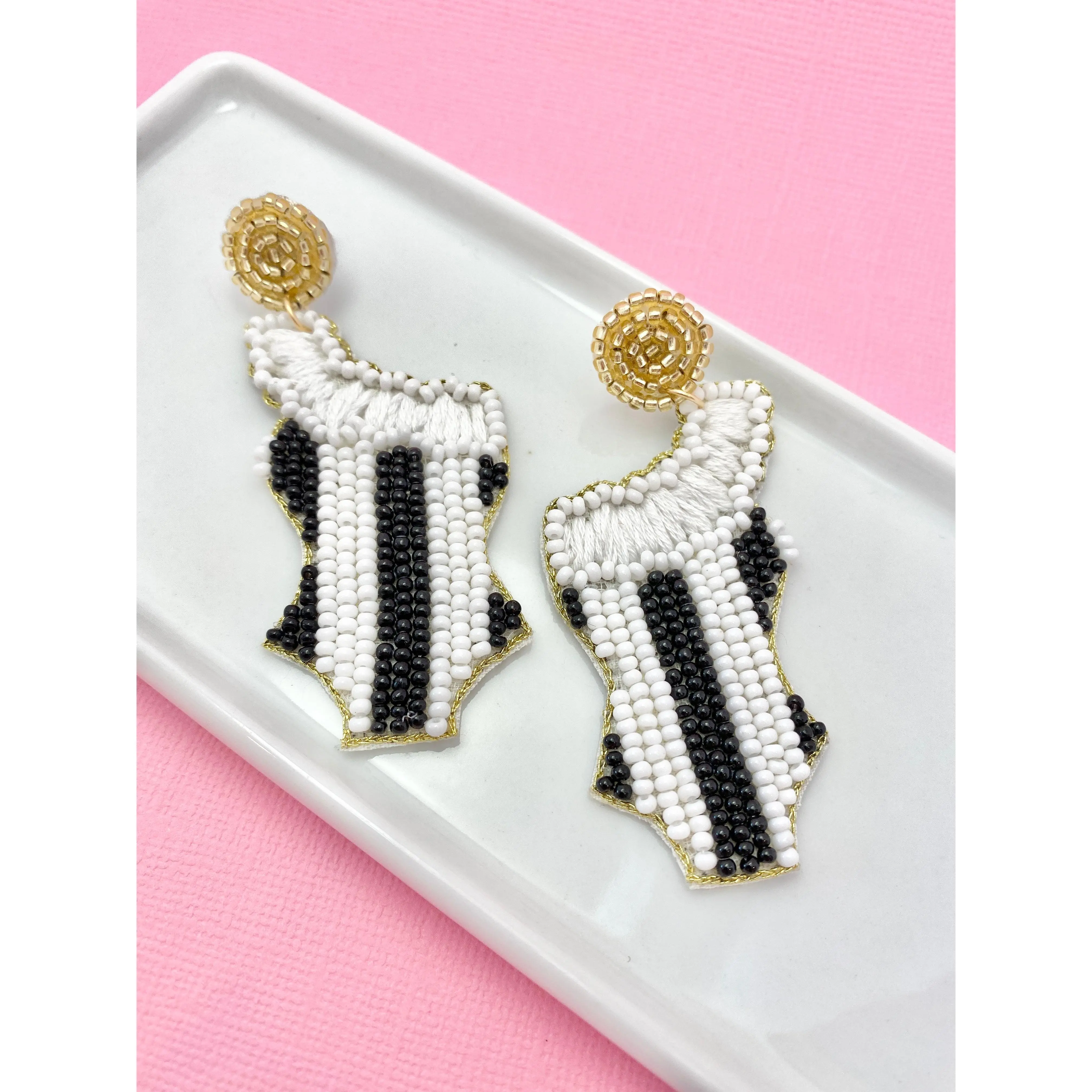 Retro Doll Suit Earrings