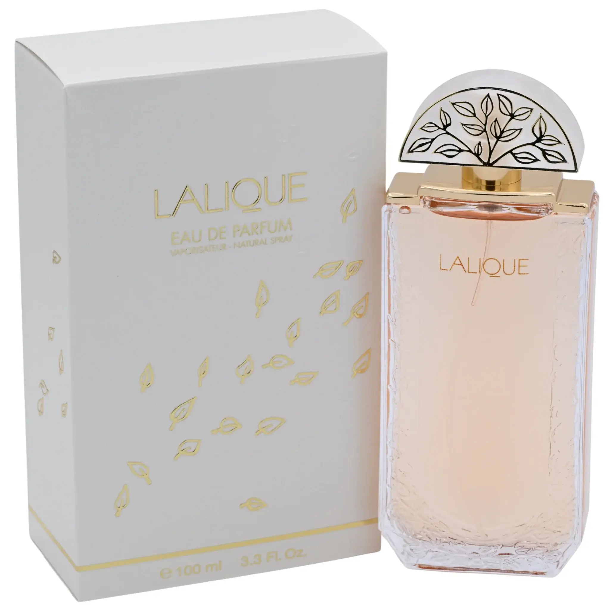 Lalique Women's Lalique Floral Fruity Musk EDP Perfume, 3 to 3.9 fl oz (3.3/3.4 oz), Refined Expression of Elegance, New in Box, Spray, Vanilla