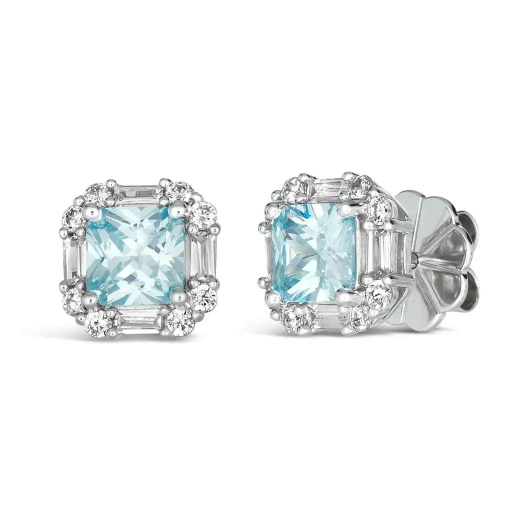 Solesta Earrings in Aquamarine