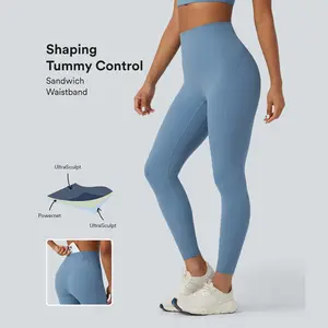 Halara UltraSculpt High Waisted Tummy Control Workout Leggings with Pocket