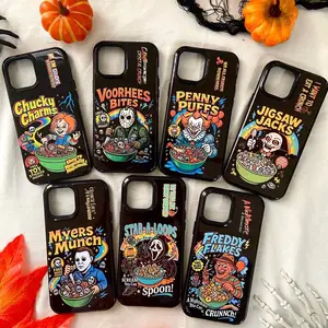 Horror Character Phone Case Hallowen Chucky x Freddy x Myers Compatible with iPhone 17 Air Xs, 11, 12, 13, 14, 15, 16 & Samsung S21, S22 , S23 ,S24, S25 Plus Ultra and more check our available sizes.