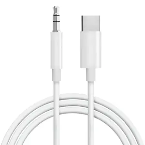 USB C to 3.5mm Audio Aux Jack , Aux Cord for  17, Type C to 3.5mm Headphone  Stereo Cord Compatible with  17/16/15 Pro Max,  Galaxy S23 S22 Note 20, Pixel 5 XL