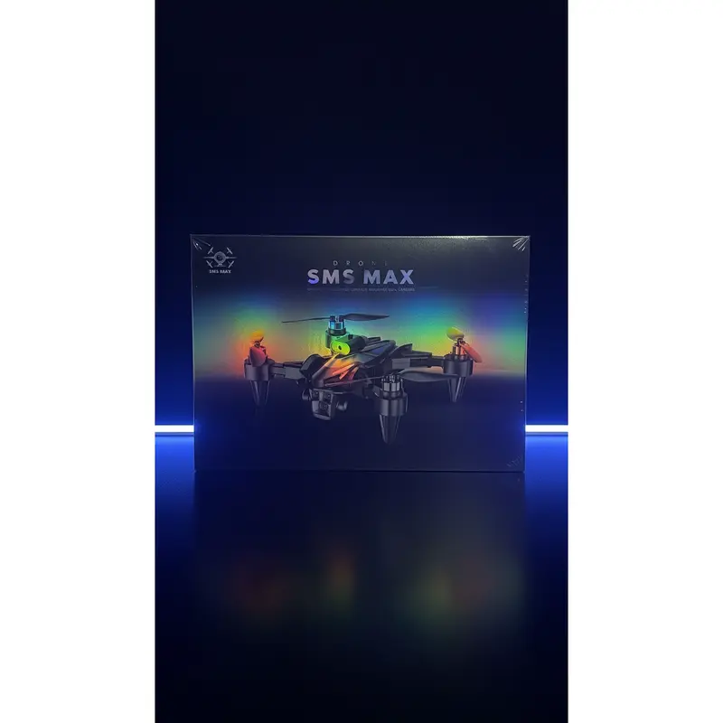 DRONE SMS MAX Foldable Drone with Dual Camera, WiFi FPV, LED Lights, Remote Control Quadcopter