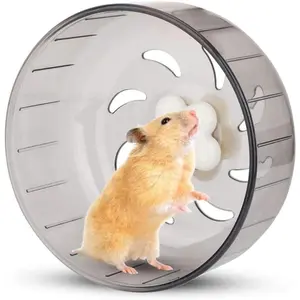 Silent Mini Exercise Wheels Under 4 inches 10cm for Hamsters, Small Pet Running Toy for Gerbils Mice Rat Guinea Pig Hamster Cage Accessories