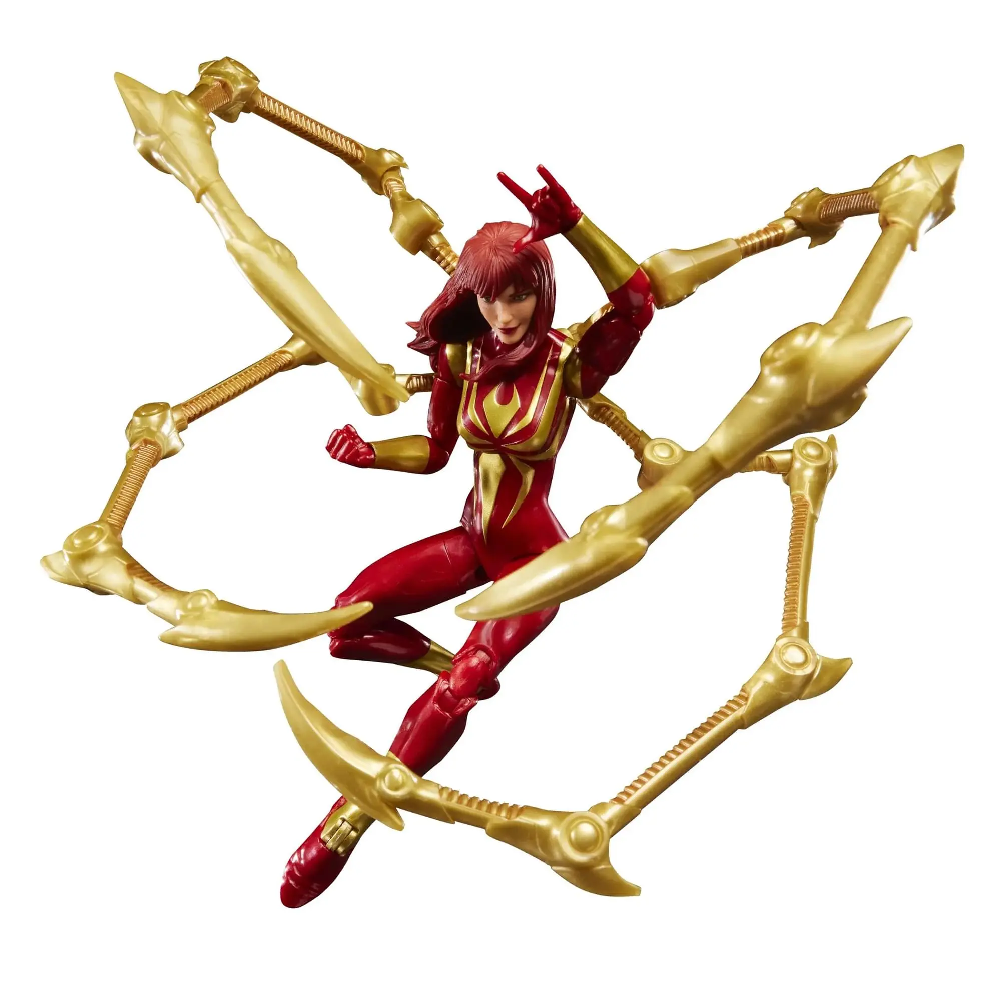 Marvel Legends Series Magic: The Gathering x Spider-Man Mary Jane Watson (Iron Spider) Model Figure, Collectible Game Figurine, Figs