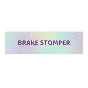 Brake Stomper Bumper Stickers