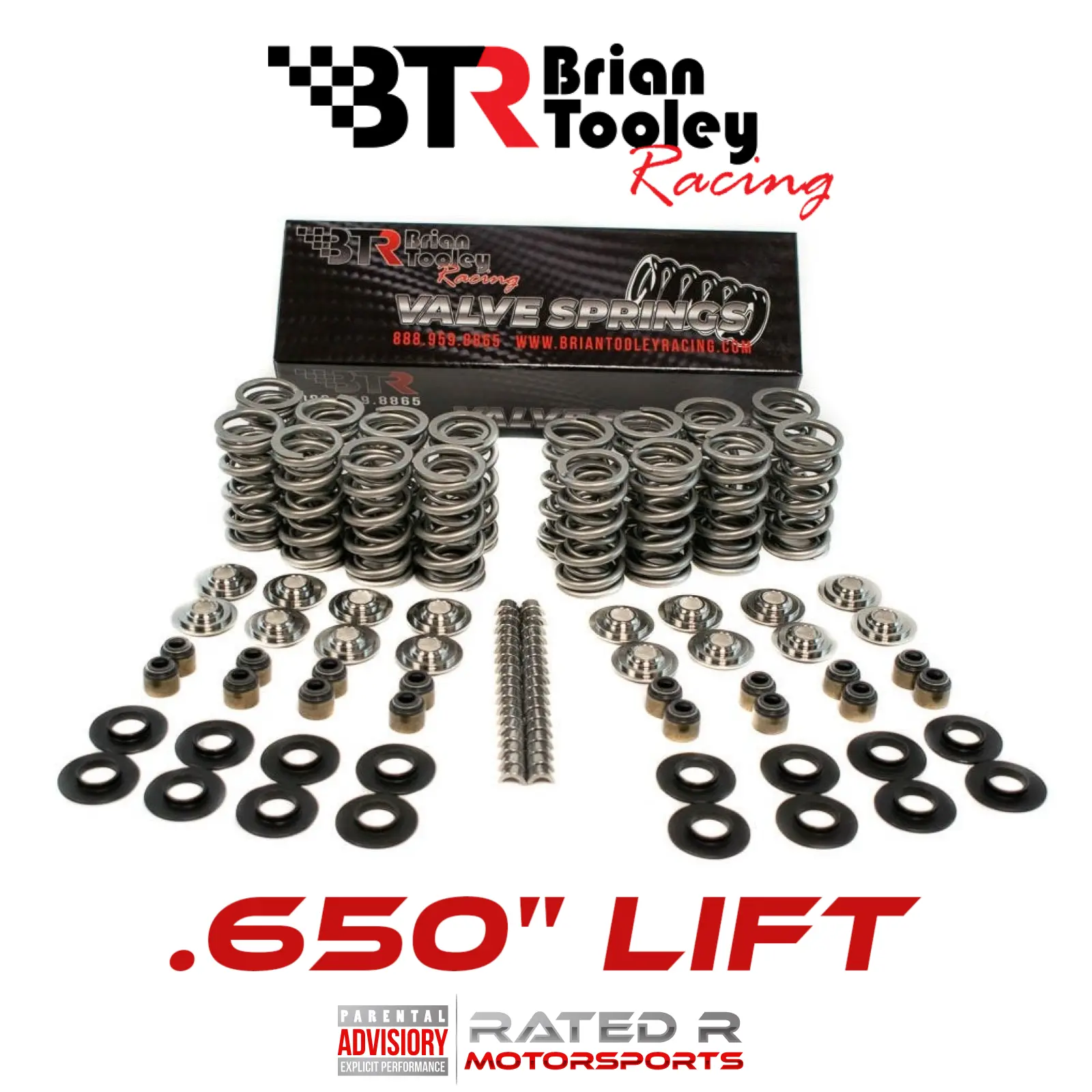 BTR LS .650" Lift Ultimate RPM Spring Kit With Titanium Retainers