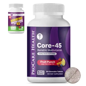 Core-45 Bariatric Multivitamin | Once-Daily Chewable | Fruit Punch