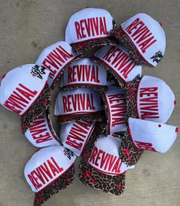 Revival Cheetah Puff Embroidered Hat