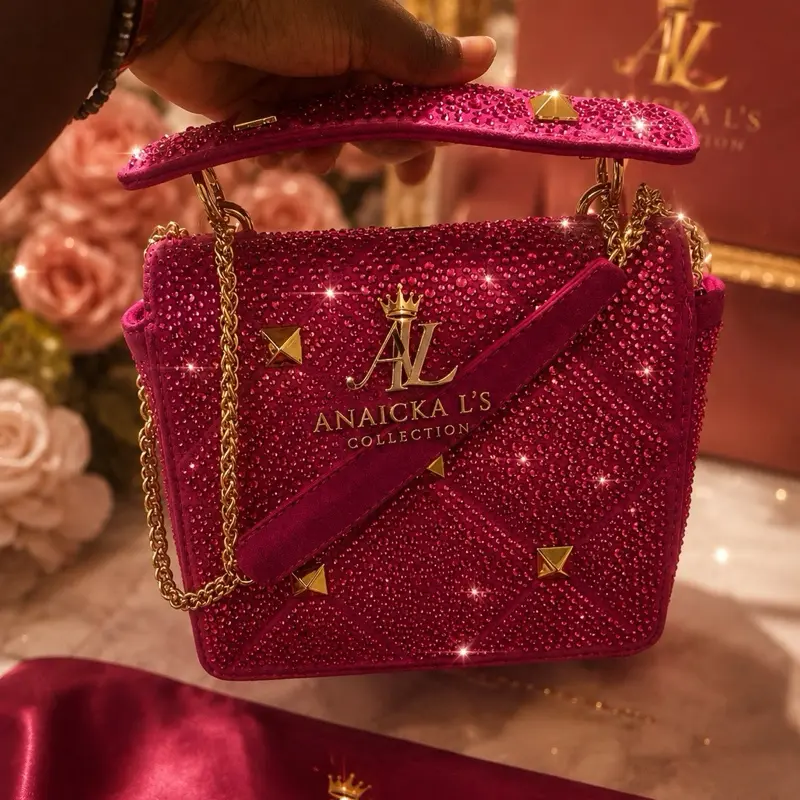 Rosé Glam Handbag