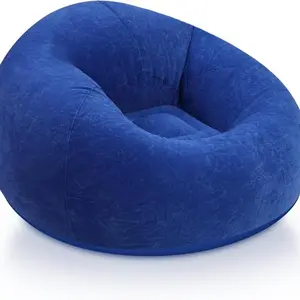 Inflatable Bean Bag Chair for Teens & Dorms Portable Lazy Sofa for Bedroom & Outdoors Foldable & Lightweight for Indoor & Outdoor Use