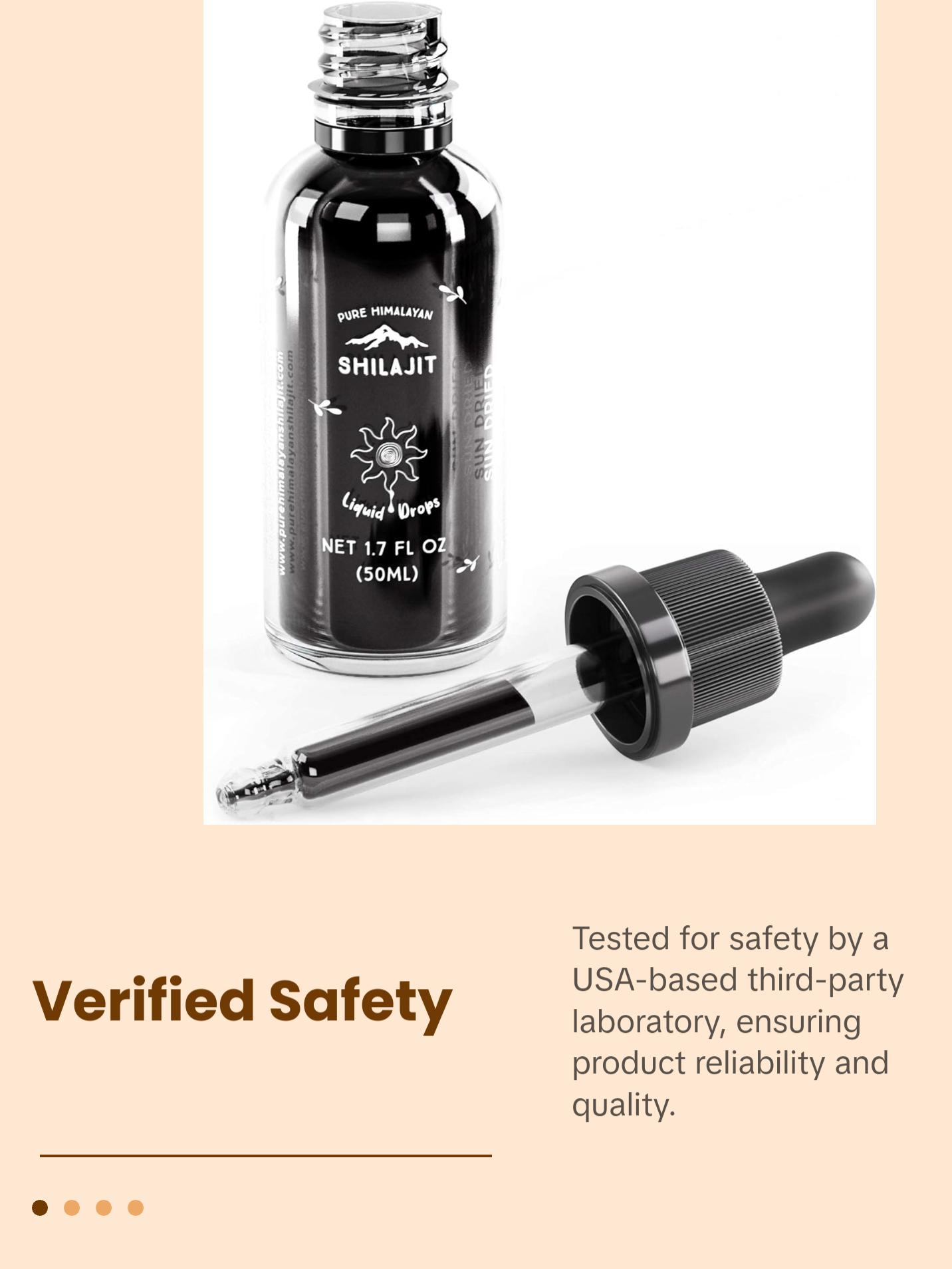 Pure Himalayan Shilajit, Sun Dried Liquid Drops - Immune Support Supplement, Energy Boost, Detox Cleanse, Anti-Aging and Wellness - Natural Trace Minerals & Fulvic Acid Complex