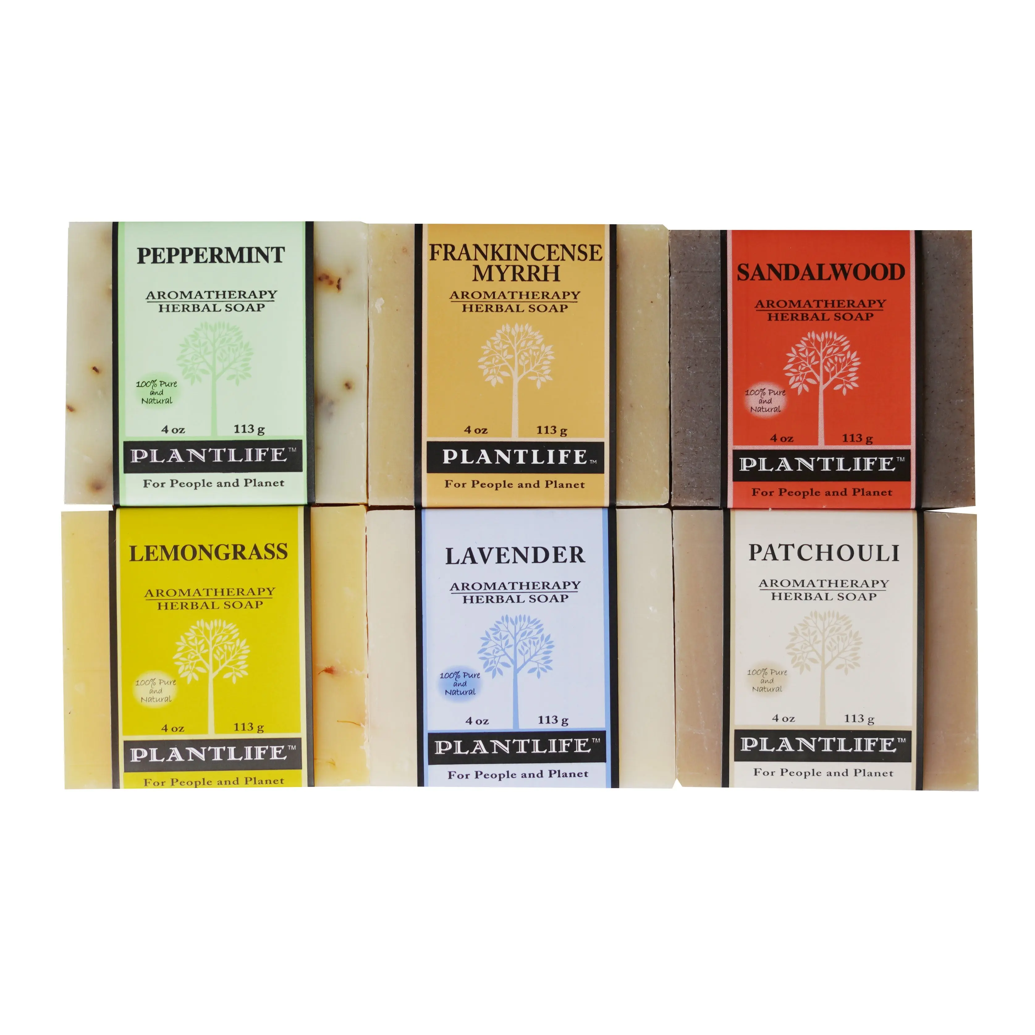 Plantlife Top 6 Aromatherapy Herbal Soap Set – Best‑Selling Natural, Handmade, & Plant-Based Bar Collection