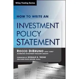 USED-How to Write an Investment Policy Statement by Jack Gardner (Paperback)