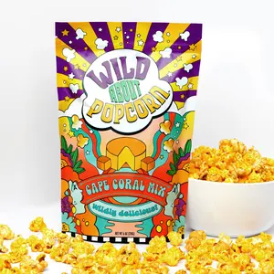 Wild About Popcorn - Cape Coral Mix Popcorn - Half Cheddar Cheese Popcorn, Half Caramel Popcorn, Chicago Mix sweet snack