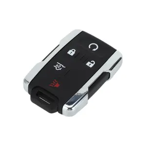 Key Shell Case Keyless Entry Remote Key Fob Replacement Case for Chevrolet Tahoe 2015-2019 for Chevrolet Suburban 2015-2019 5 Buttons M3N-32337200