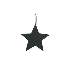 Black Star Shower Curtain Hooks