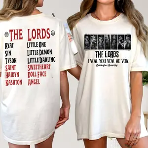 Chaotic Book T-Shirt, The Lords Series Sweatshirt, Barrington University Hoodie, I Vow You Vow We Vow Tee, Dark Romance Merch, Kashton Angel Gift