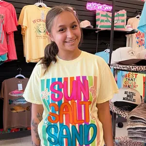 Sun Salt Sand Butter Comfort Color Tshirt  T-shirt, Summer Tshirt, Trendy Tshirt, Viral Tshirt,