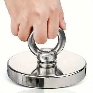 Magnetic Fishing Set, Strong Magnet, High Pull Force Magnets & Durable Rope, Ideal for River Deep Sea Recovery, Outdoor Exploration, Object Hanging