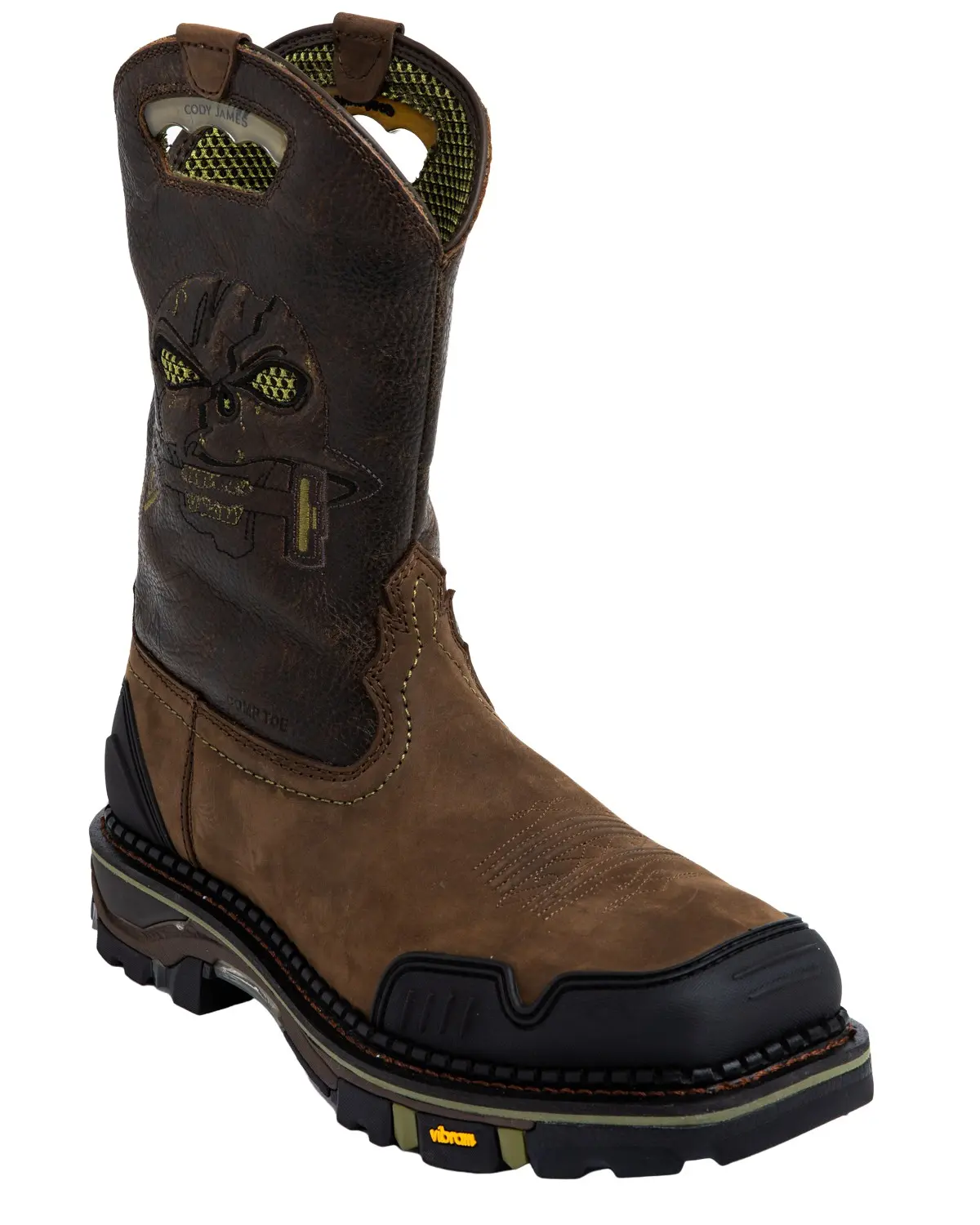 Cody James Men's Men'S Decimator Western Work Boot Nano Composite Toe - Bcjc0spw100