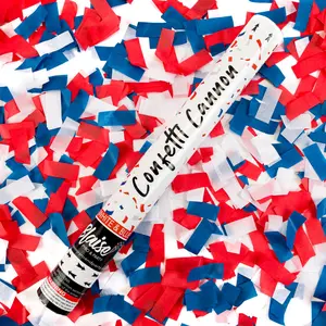 Red, White, and Blue Confetti Cannon
