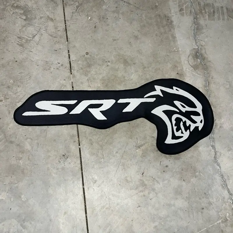 Tsunami SRT Decorative Indoor Accent Rug - Distinctive Design, Bold Logo, Versatile Modern Home Decor for Living Room Household Spaces