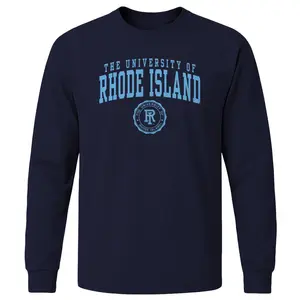 University of Rhode Island Heritage Long Sleeve T-Shirt (Navy)